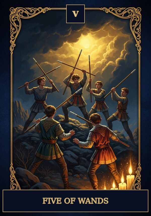 Five of Wands